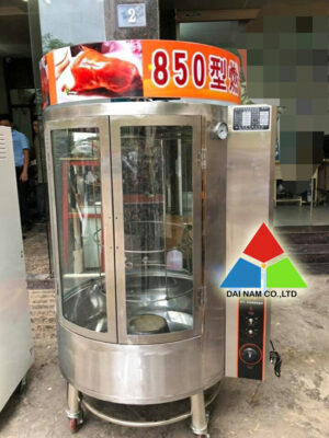 Lò quay vịt có hình trụ