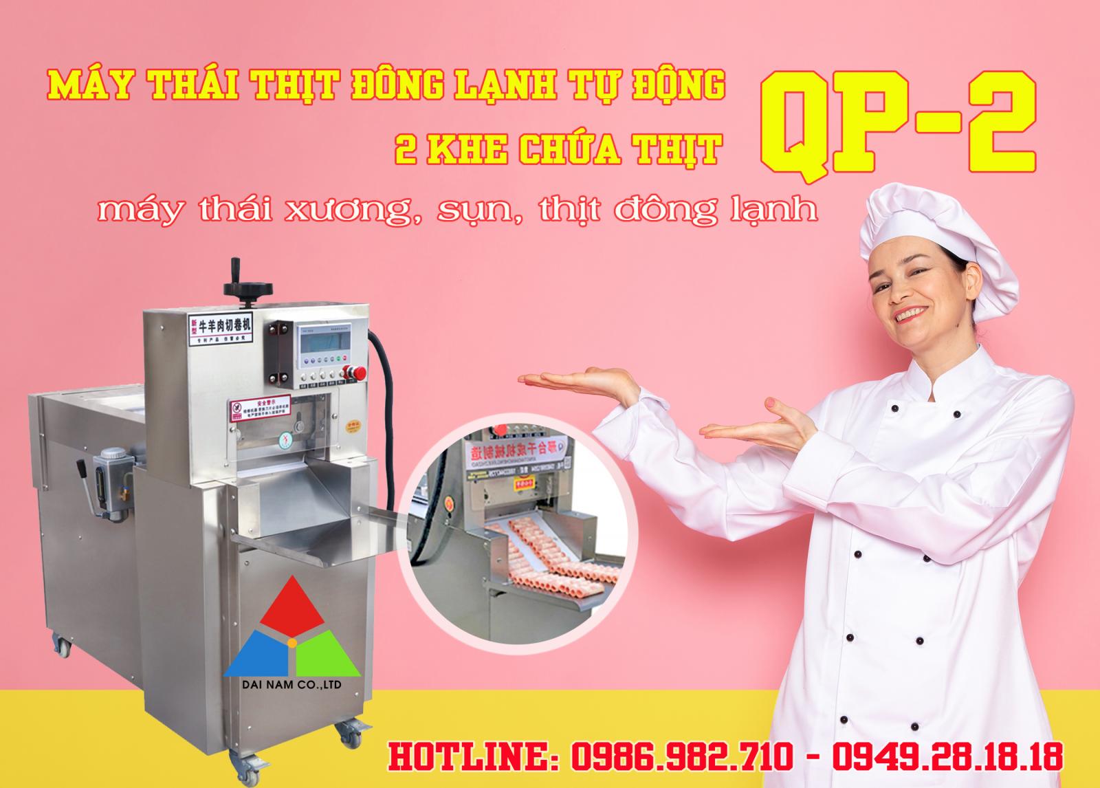 máy cắt thịt đông lạnh qp2