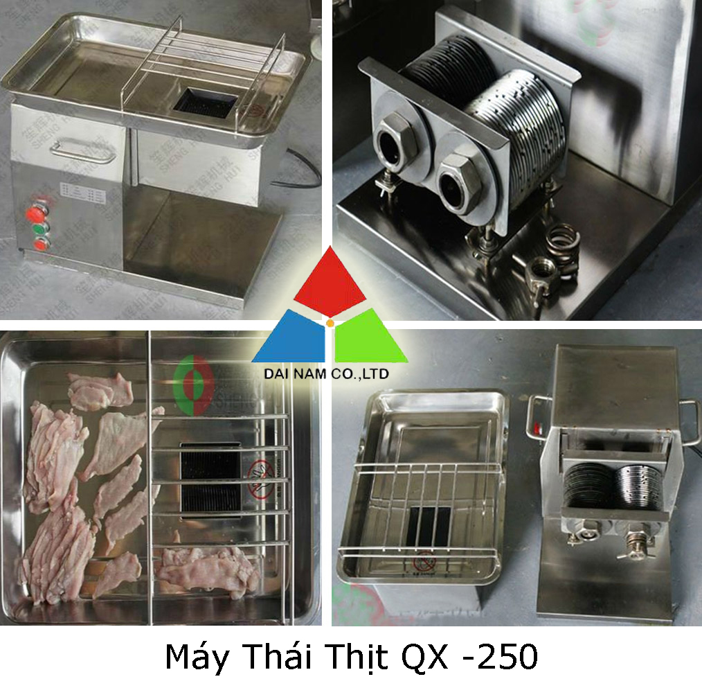 máy thái thịt QX-250 tươi sống