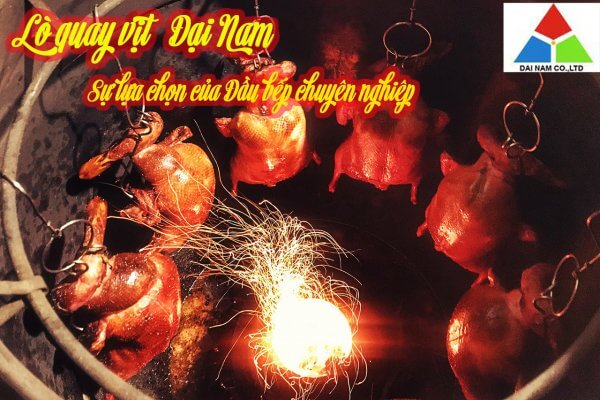 Lò quay vịt bằng than của Điện máy Đại Nam