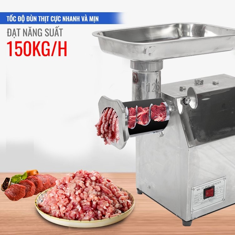 Máy xay thịt công nghiệp HD12 xay 150Kg/ giờ