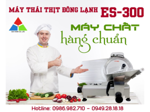 Máy thái thịt đông lạnh ES-300 - dòng máy cải tiến của máy thái thịt ES-250 shunling