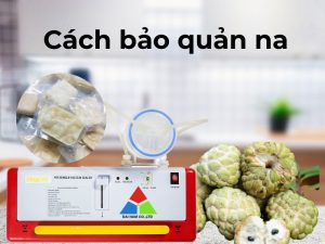 Mẹo bảo quản na hút chân không để làm sinh tố