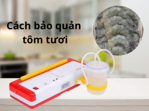 cách bảo quản tôm tươi